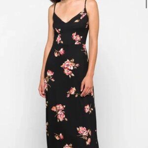 Nine Britton Black Floral Maxi Dress – Size S